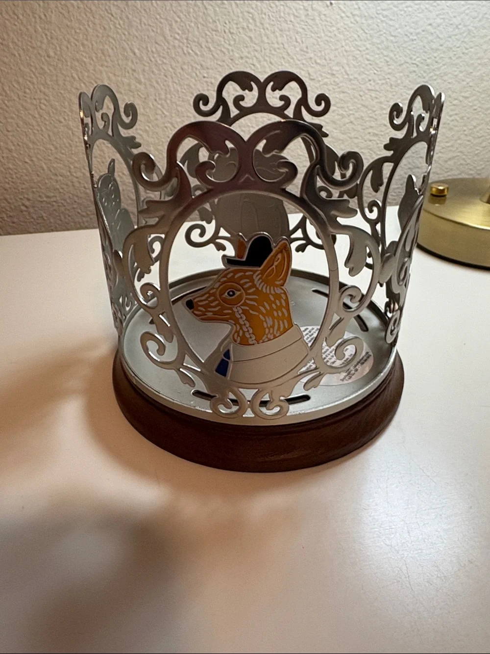 Rare! Bath & Body Works forest critters candle holder